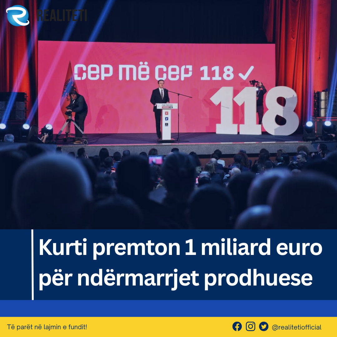 Kurti premton 1 miliard euro për ndërmarrjet prodhuese