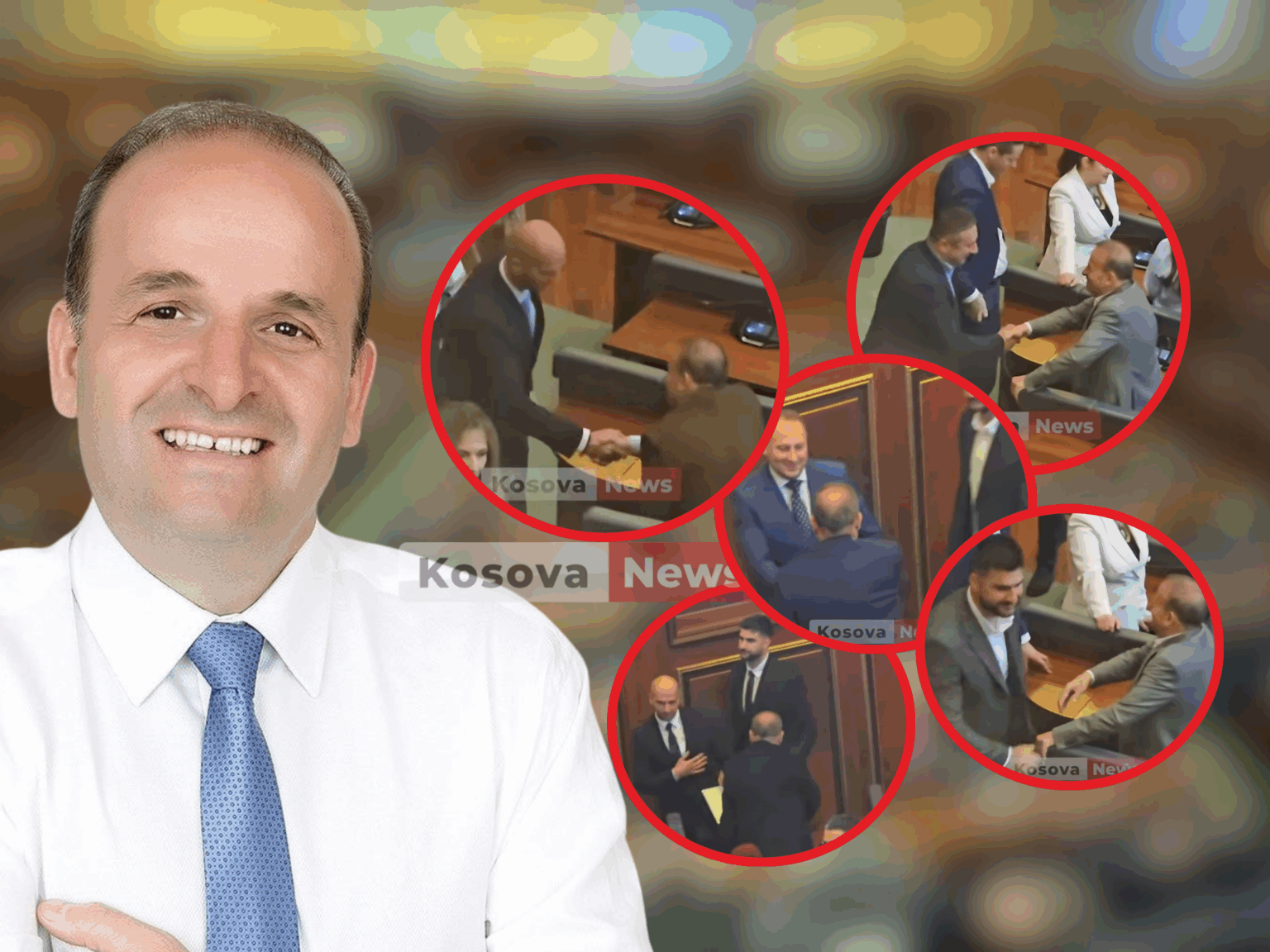  Komandant Petriti    Deputeti i PDK së Elmi Reçica ngritet në këmbë për t i përshëndetur deputetët e Listes Serbe  VIDEO 