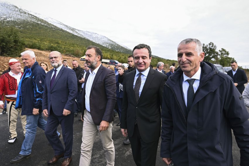 Inaugurohet rruga ndërkufitare Kosovë Shqipëri   Kurti ka një mesazh