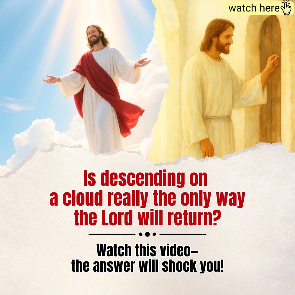 Is descending on a cloud really the only way the Lord will return 