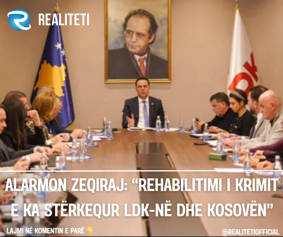 Alarmon Zeqiraj   Rehabilitimi i krimit e ka stërkequr LDK në dhe Kosovën 