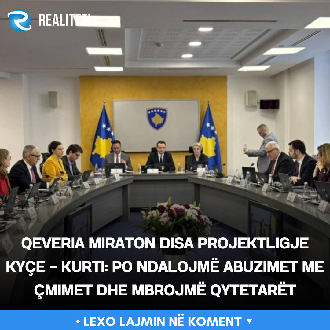 Qeveria miraton disa projektligje kyçe   Kurti  Po ndalojmë abuzimet me çmimet dhe mbrojmë qytetarët