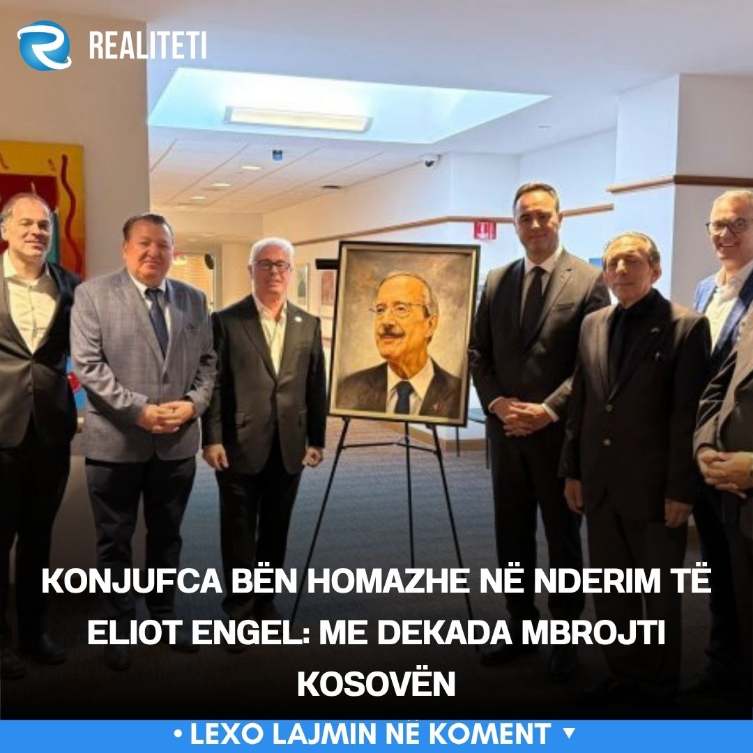 Konjufca bën homazhe në nderim të Eliot Engel  Me dekada mbrojti Kosovën