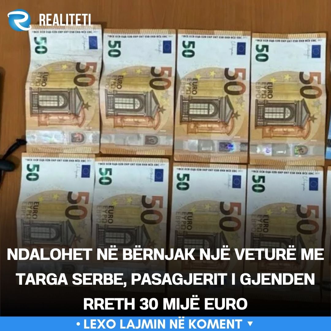 Ndalohet në Bërnjak një veturë me targa serbe  pasagjerit i gjenden rreth 30 mijë euro