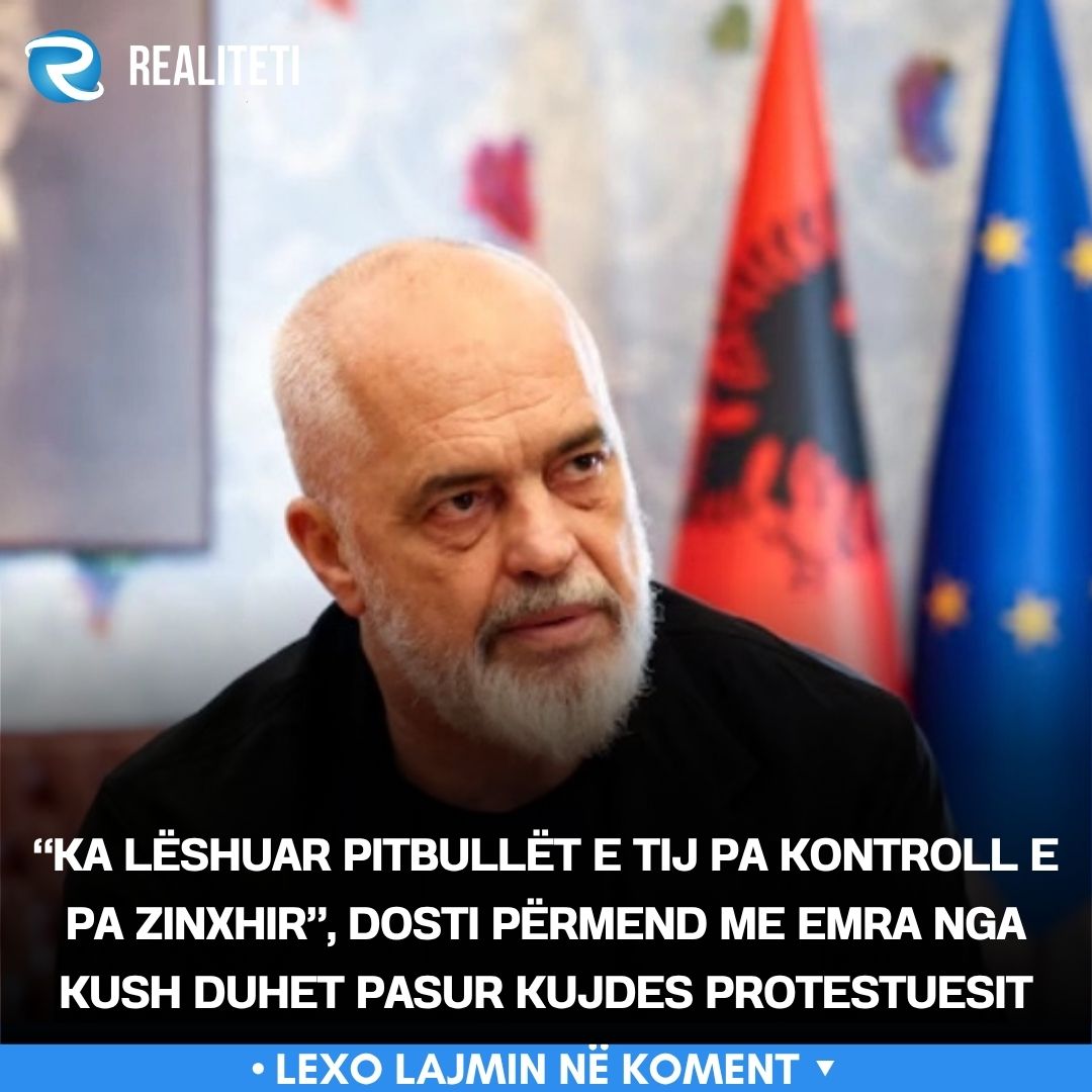  Ka lëshuar pitbullët e tij pa kontroll e pa zinxhir   Dosti përmend me emra nga kush duhet pasur kujdes protestuesit