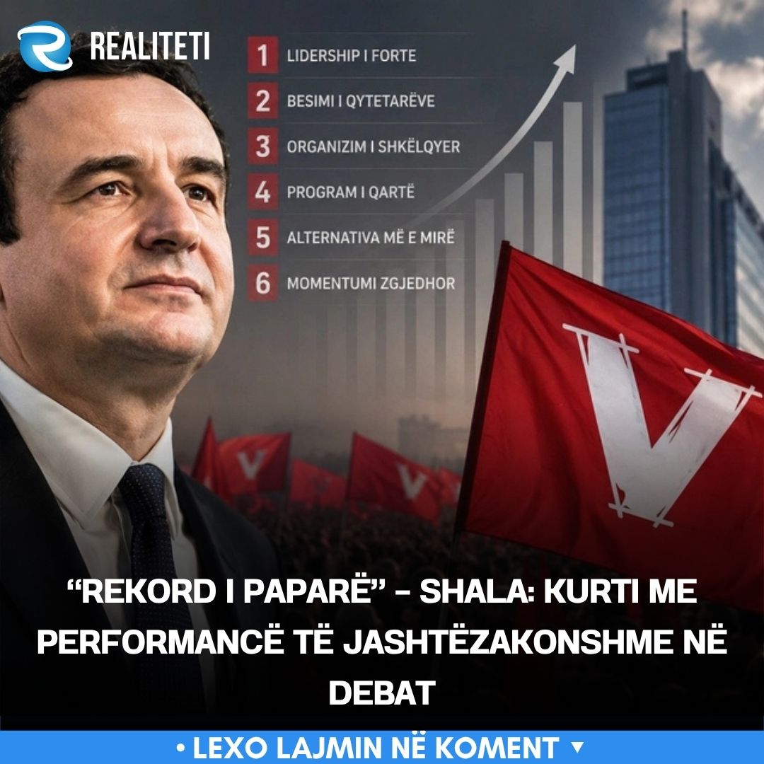  Rekord i paparë    Shala  Kurti me performancë të jashtëzakonshme në debat