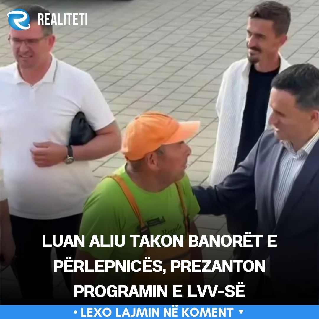 Luan Aliu takon banorët e Përlepnicës  prezanton programin e LVV së