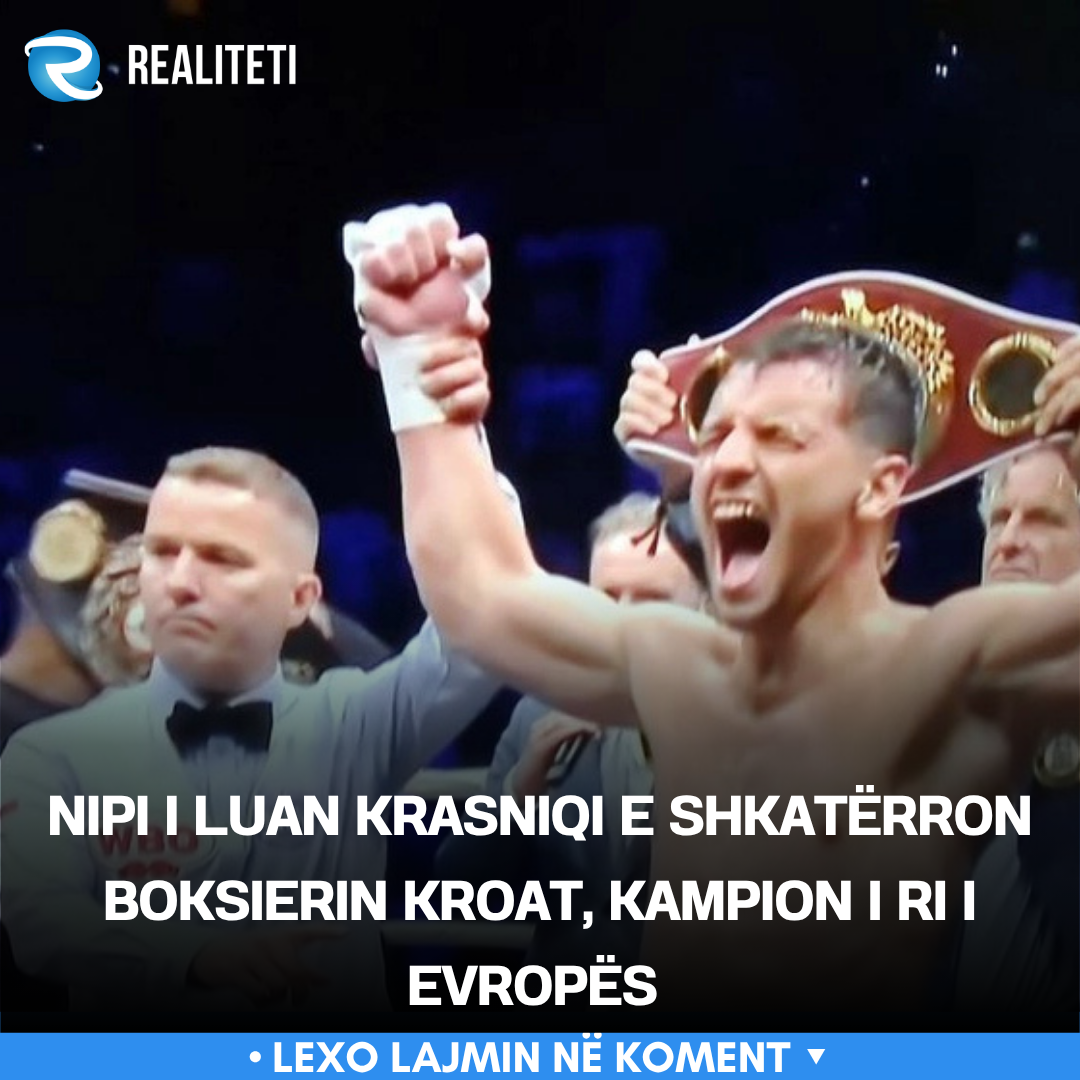 Nipi i Luan Krasniqi e shkatërron boksierin kroat  kampion i ri i Evropës