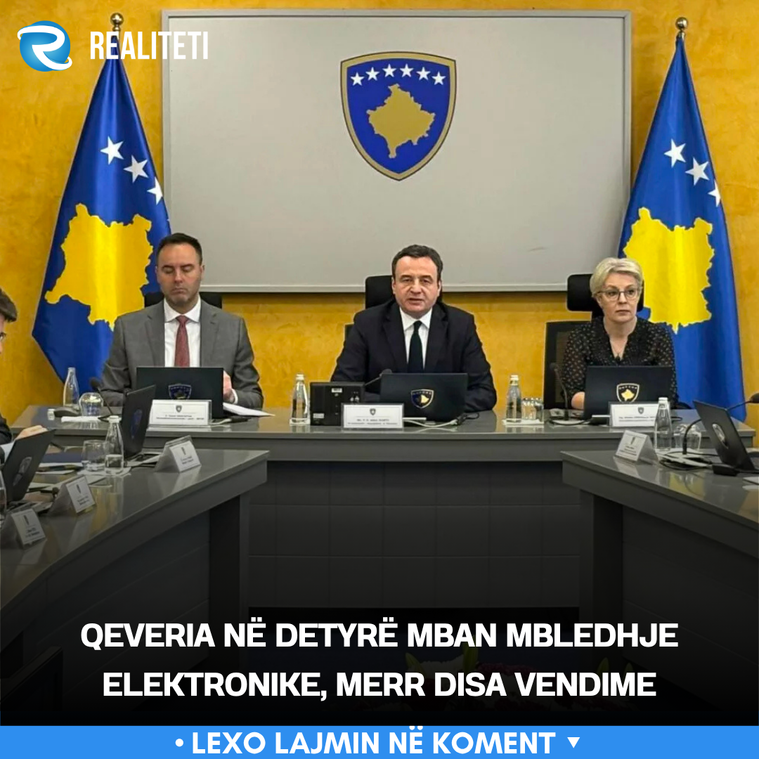 Qeveria në detyrë mban mbledhje elektronike  merr disa vendime