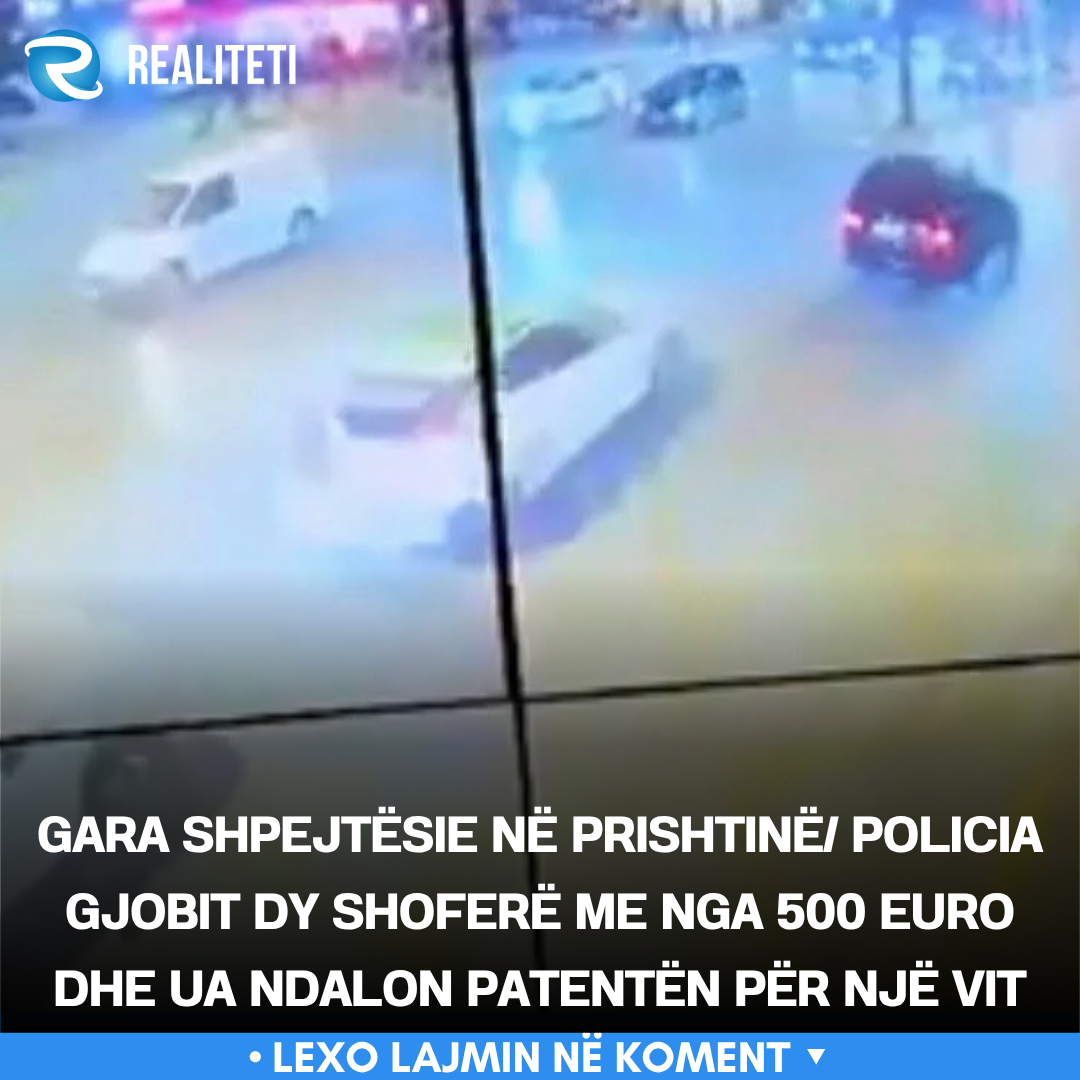 gara-shpejtesie-ne-prishtine-policia-gjobit-dy-shofere-me-nga-500-euro-dhe-ua-ndalon-patenten-per-nje-vit