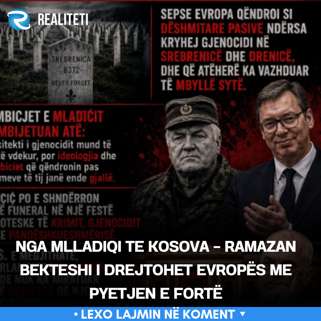 Nga Mlladiqi te Kosova   Ramazan Bekteshi i drejtohet Evropës me pyetjen e fortë