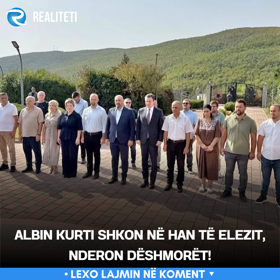 Albin Kurti shkon në Han të Elezit  nderon dëshmorët 