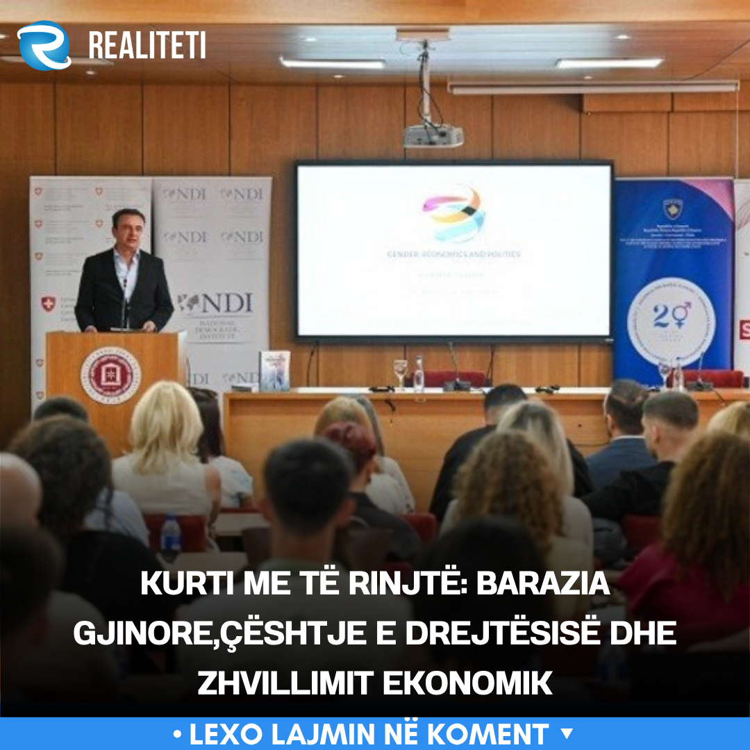 Kurti me të rinjtë  Barazia gjinore çështje e drejtësisë dhe zhvillimit ekonomik