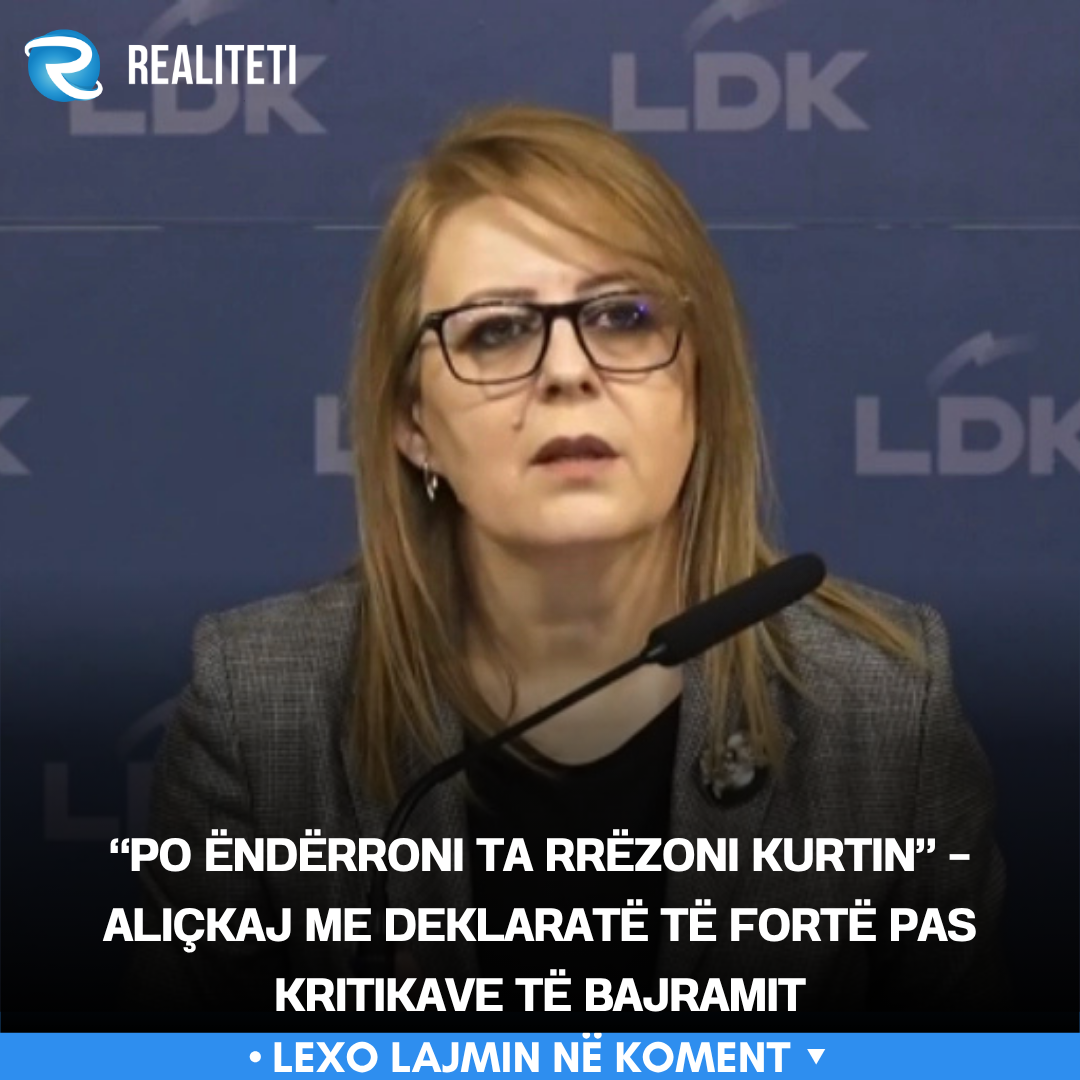  Po ëndërroni ta rrëzoni Kurtin    Aliçkaj me deklaratë të fortë pas kritikave të Bajramit