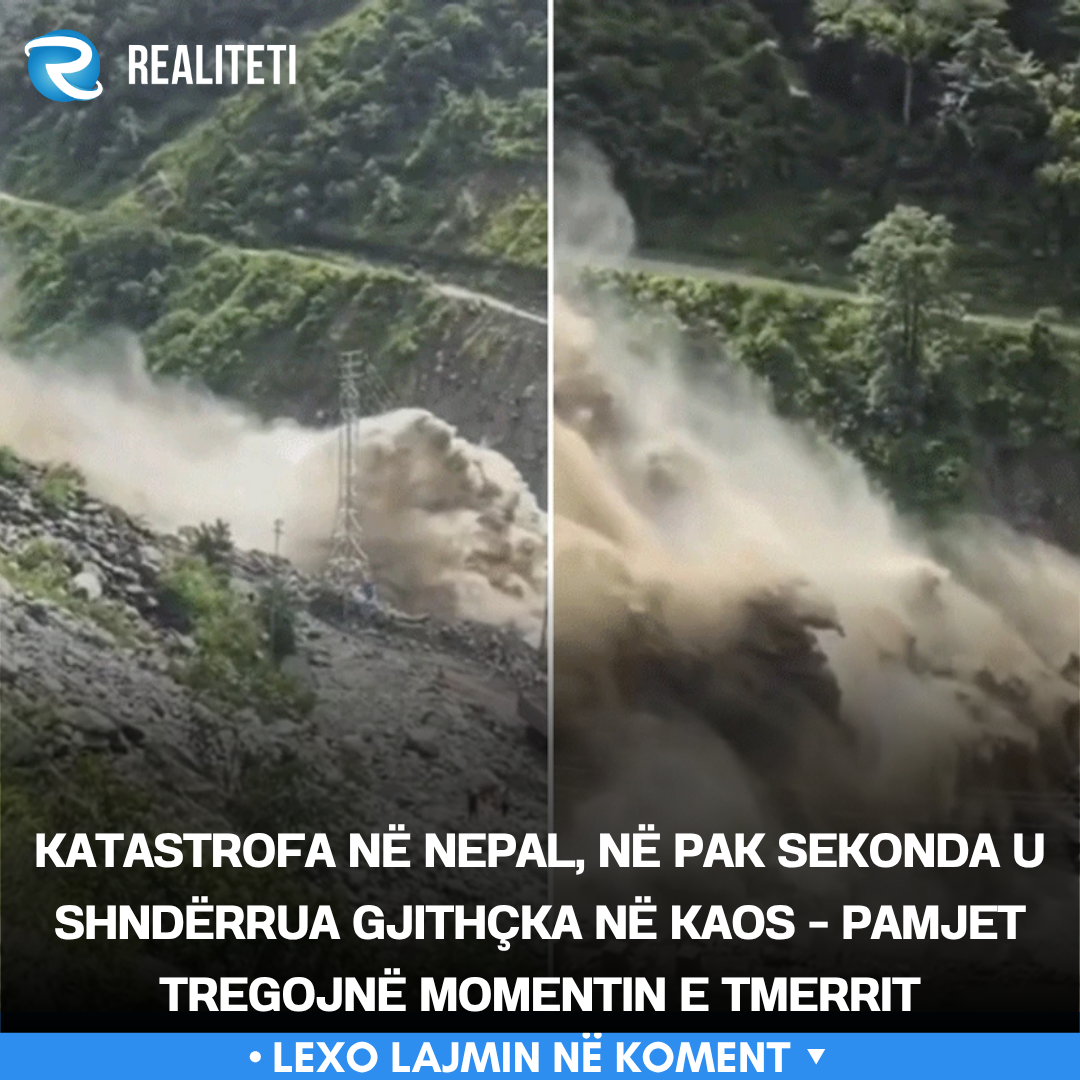 Katastrofa në Nepal  në pak sekonda u shndërrua gjithçka në kaos   pamjet tregojnë momentin e tmerrit
