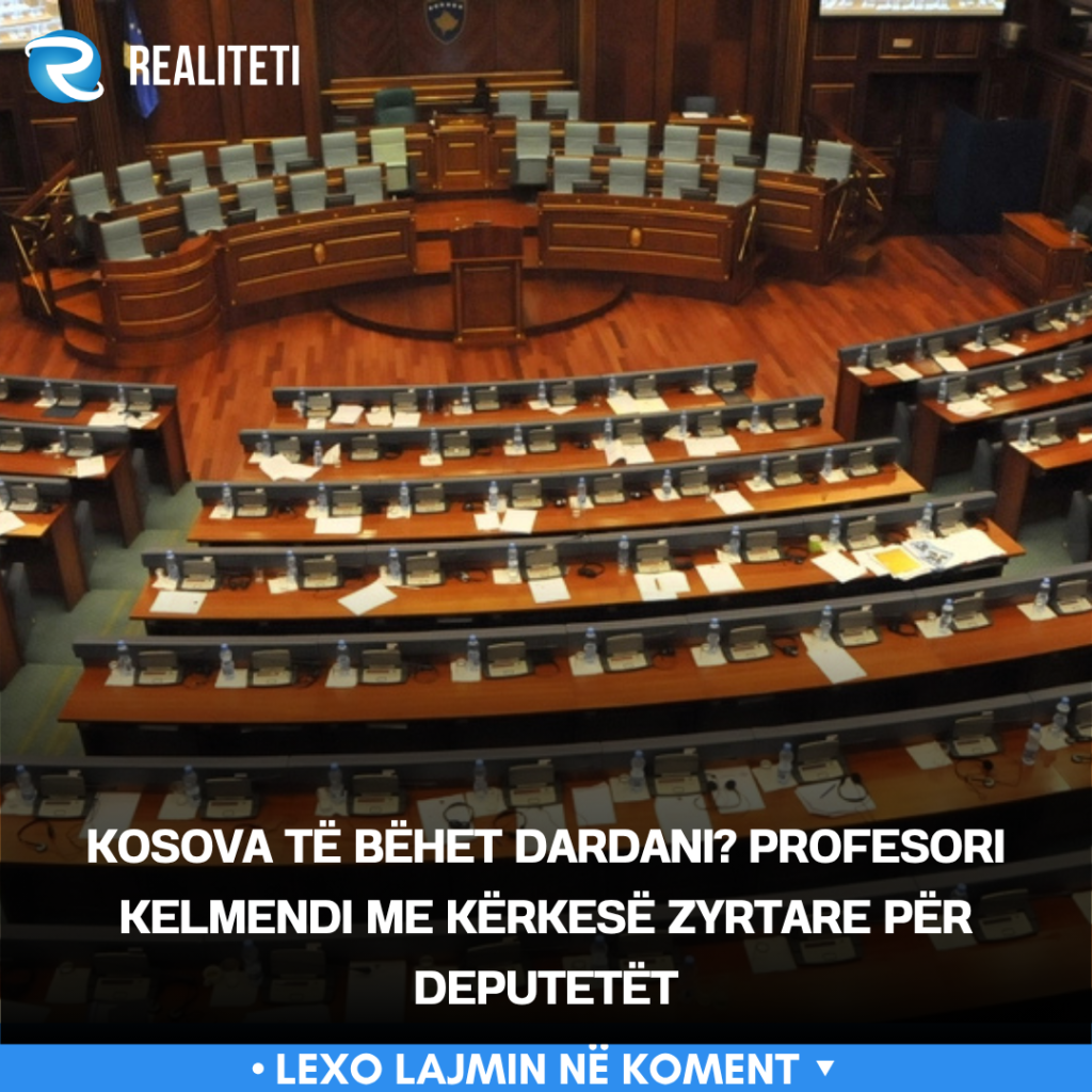 Kosova të bëhet Dardani  Profesori Kelmendi me kërkesë zyrtare për deputetët