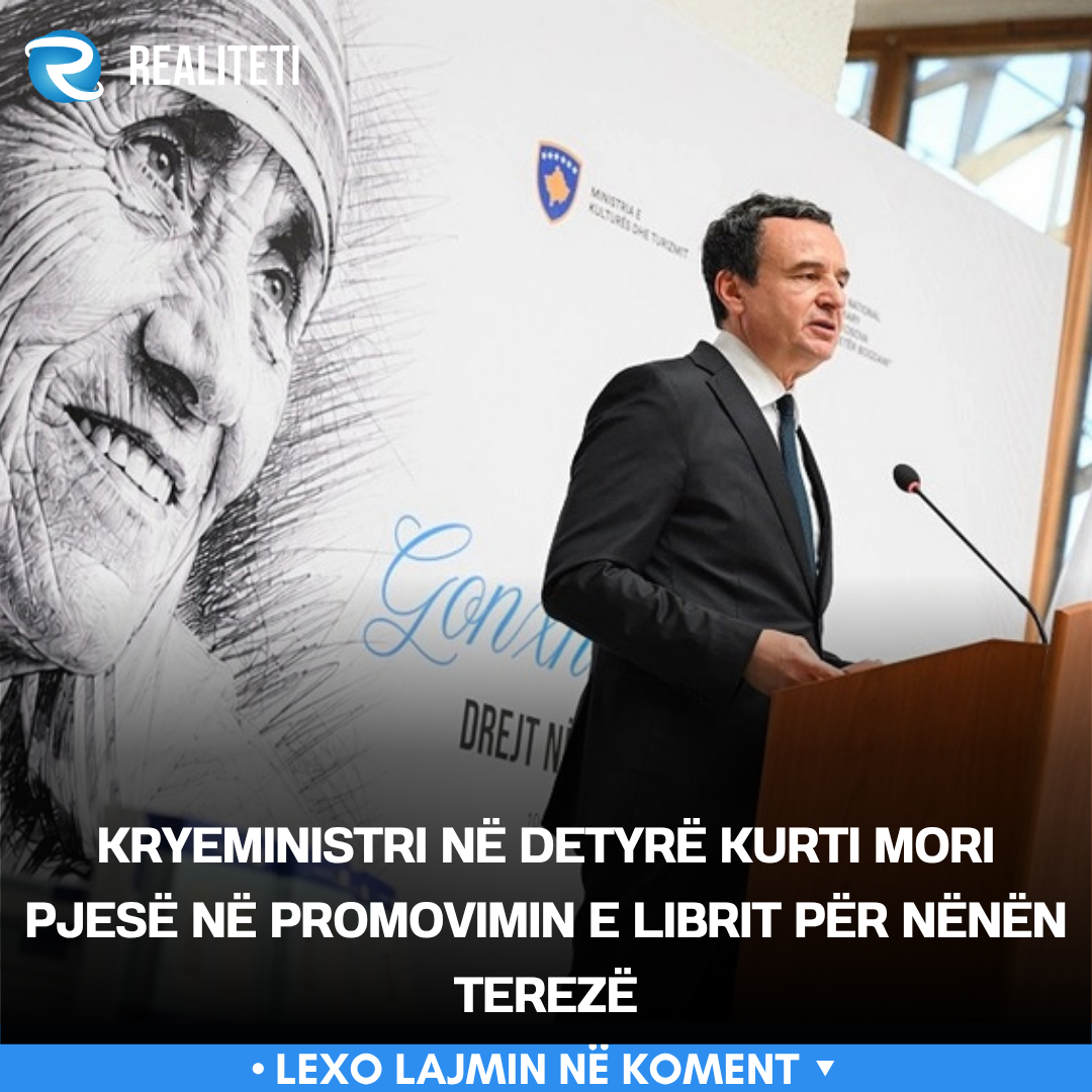 Kryeministri në detyrë Kurti mori pjesë në promovimin e librit për Nënën Terezë