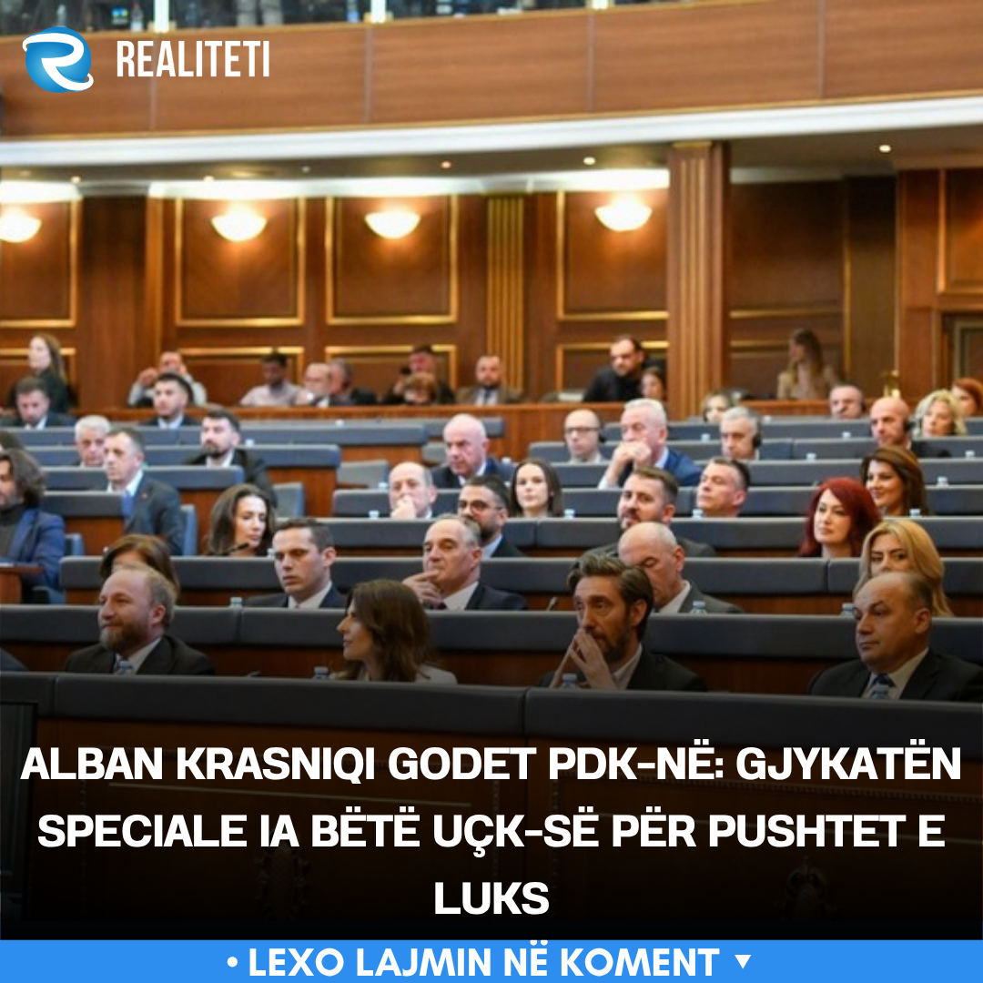 Alban Krasniqi godet PDK në  Gjykatën Speciale ia bëtë UÇK së për pushtet e luks
