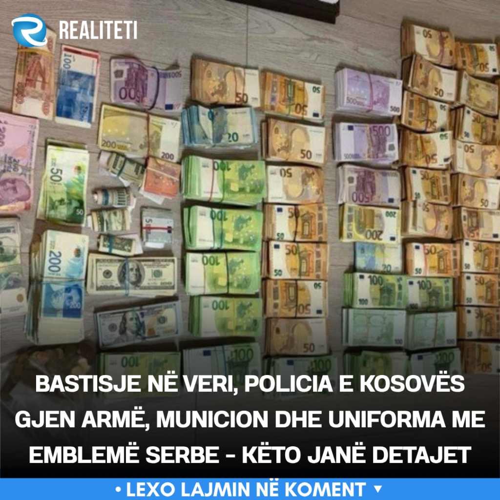 Bastisje në veri  policia e Kosovës gjen armë  municion dhe uniforma me emblemë serbe   këto janë detajet