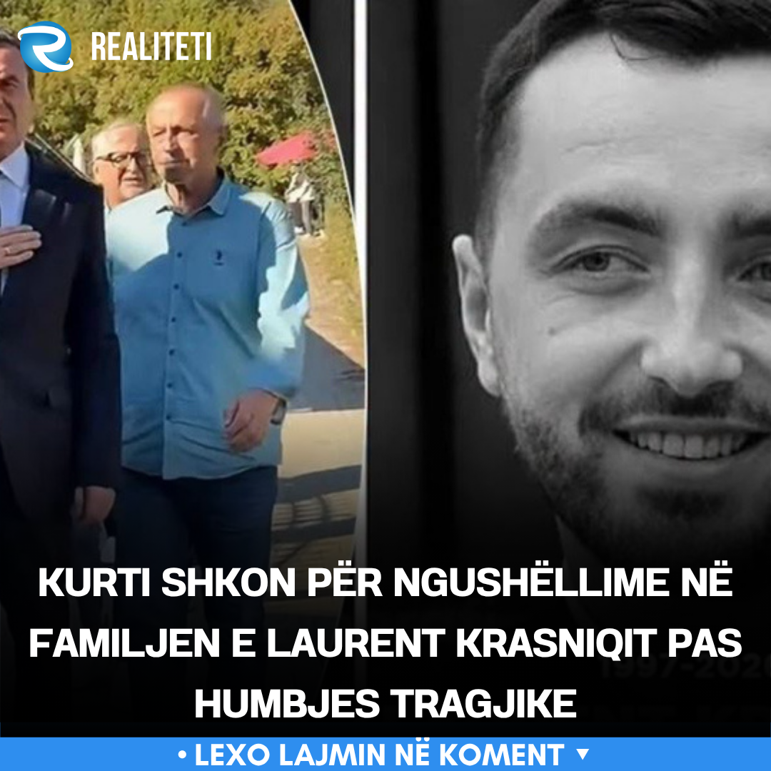 Kurti shkon për ngushëllime në familjen e Laurent Krasniqit pas humbjes tragjike