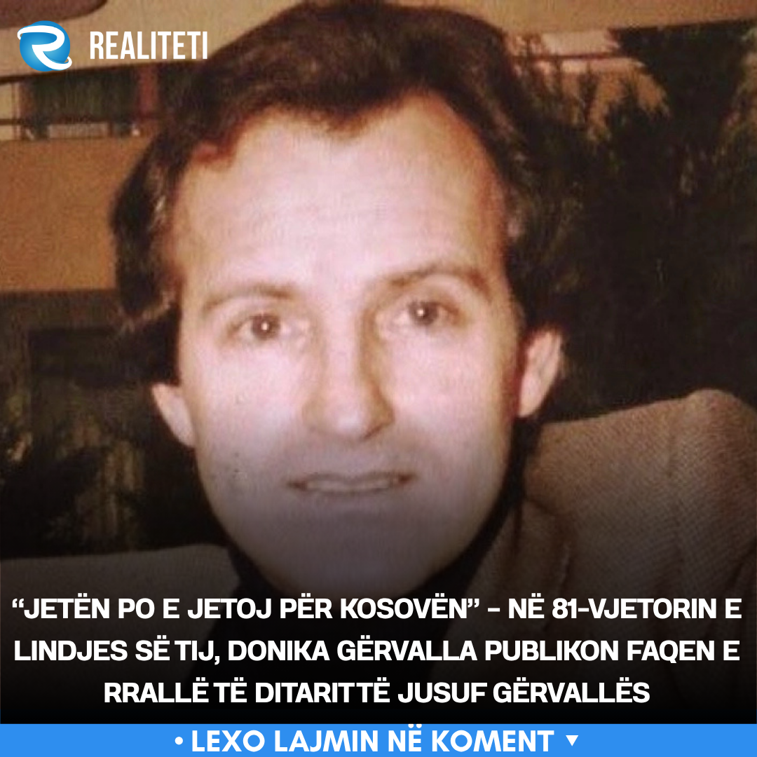 Jetën po e jetoj për Kosovën    Në 81 vjetorin e lindjes së tij  Donika Gërvalla publikon faqen e rrallë të ditarit të Jusuf Gërvallës