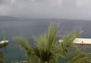 Shikoni momentin e arritjes së stuhisë në Split