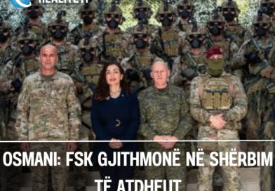 Osmani: FSK gjithmonë në shërbim të atdheut