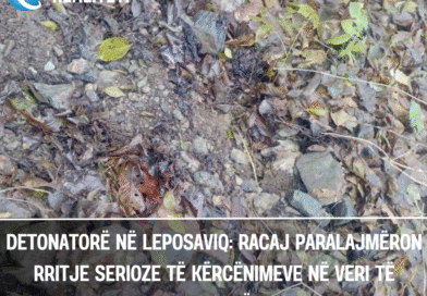 Detonatorë në Leposaviq: Racaj paralajmëron rritje serioze të kërcënimeve në veri të Mitrovicës