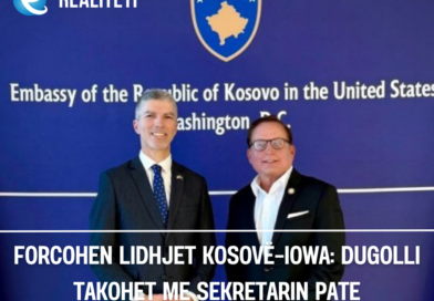 Forcohen lidhjet Kosovë–Iowa: Dugolli takohet me sekretarin Pate
