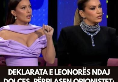 Deklarata e Leonorës ndaj Dolces, përplasen opionistet: Ti je frikacake (Video)