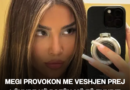 Megi provokon me veshjen prej lëkure në pozën më të fundit