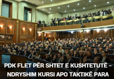PDK flet për shtet e Kushtetutë – ndryshim kursi apo taktikë para zgjedhjes së Presidentit?