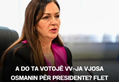 A do ta votojë VV-ja Vjosa Osmanin për Presidente? Flet Arbërie Nagavci