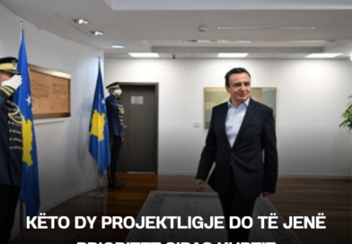​Këto dy projektligje do të jenë prioritet sipas Kurtit