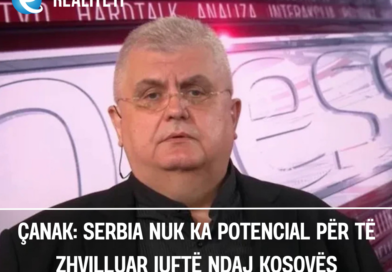 Çanak: Serbia nuk ka potencial për të zhvilluar Iuftë ndaj Kosovës
