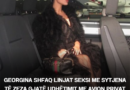 Georgina shfaq linjat seksi me sytjena të zeza gjatë udhëtimit me avion privat për në Javën e Modës në Milano