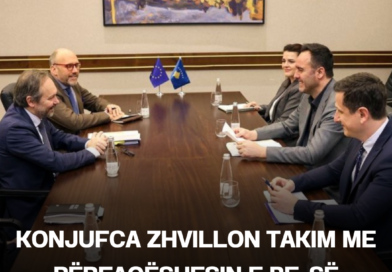 Konjufca zhvillon takim me përfaqësuesin e BE-së