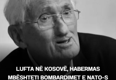 Lufta në Kosovë, Habermas mbështeti bombardimet e NATO-s ndaj Serbisë