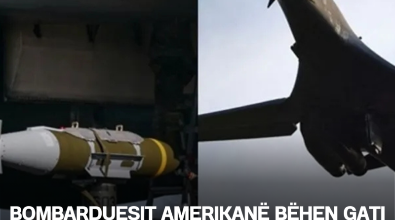 Bombarduesit amerikanë bëhen gati për zonën e Iuftës nga baza britanike, pamje