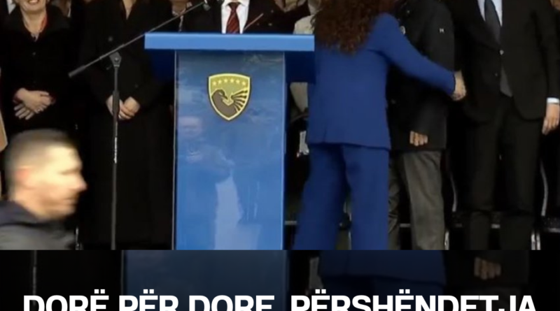 Dorë për dore, përshëndetja mes Osmanit e Kurtit