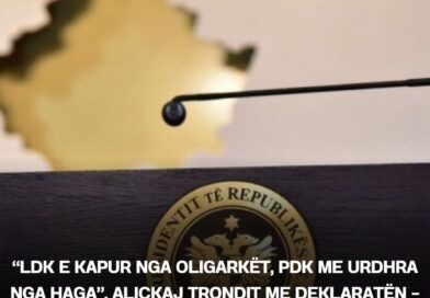 “LDK e kapur nga oligarkët, PDK me urdhra nga Haga”, Aliçkaj trondit me deklaratën – zbulon skenarët kundër LVV-së