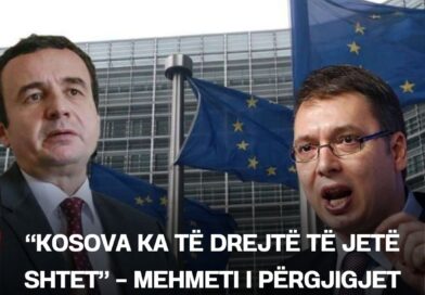 “Kosova ka të drejtë të jetë shtet” – Mehmeti i përgjigjet deklaratave të Vuçiçit