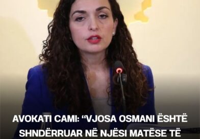 Avokati Cami: “Vjosa Osmani është shndërruar në njësi matëse të servilizmit të sëmurë”