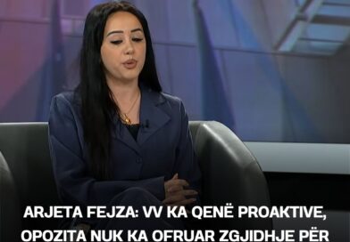 Arjeta Fejza: VV ka qenë proaktive, opozita nuk ka ofruar zgjidhje për krizën politike