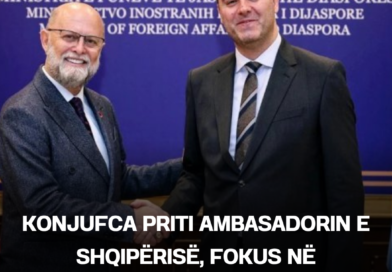 Konjufca priti Ambasadorin e Shqipërisë, fokus në bashkëpunim strategjik