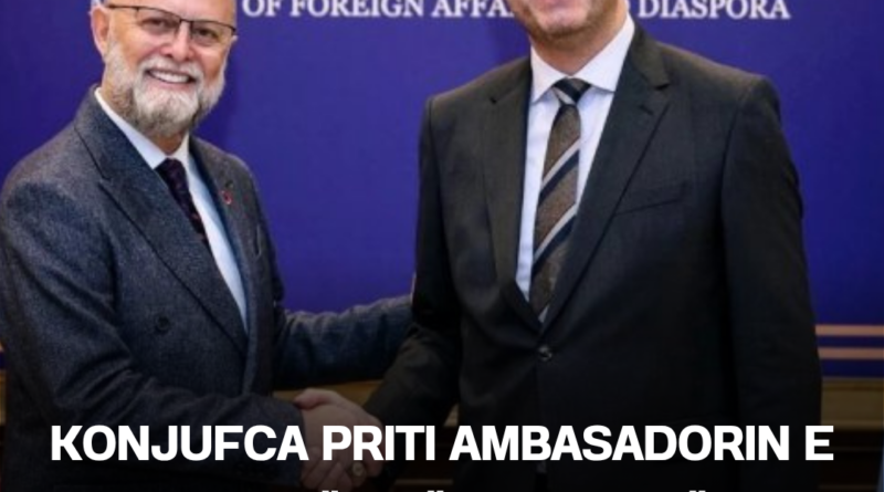 Konjufca priti Ambasadorin e Shqipërisë, fokus në bashkëpunim strategjik