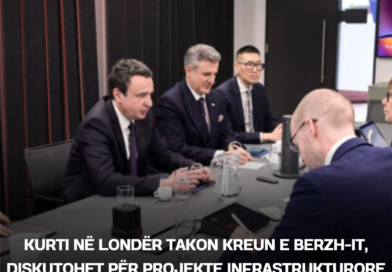 Kurti në Londër takon kreun e BERZh-it, diskutohet për projekte infrastrukturore dhe mbështetje për sektorin privat