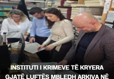 Instituti i Krimeve të Kryera Gjatë Luftës mbledh arkiva në Tetovë