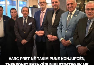 AARC pret në takim pune Konjufcën, theksohet bashkëpunimi strategjik me diasporën shqiptaro-amerikane
