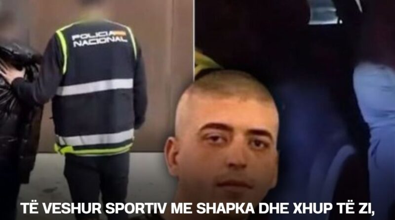 Të veshur sportiv me shapka dhe xhup të zi, del videoja e arrestimit të 2 shqiptarëve që vranë Miklovan Dakajn në Spanjë për pazare kokaine